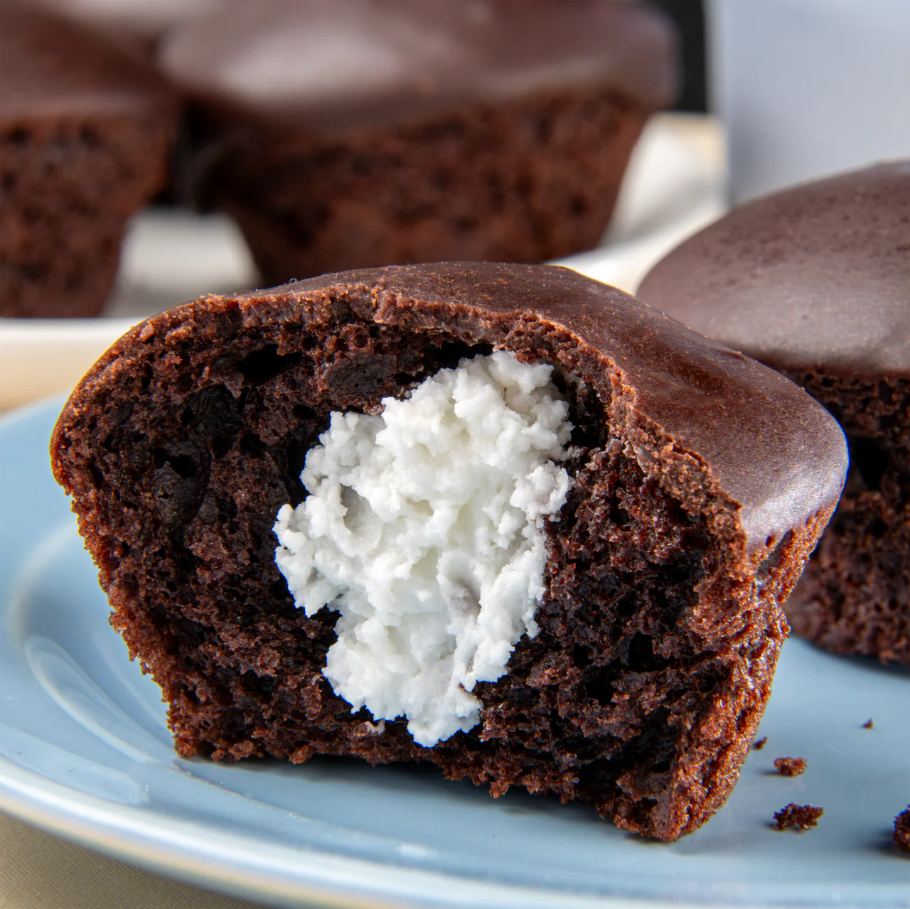 Chocolate Crème Filled Cupcakes - Image 4